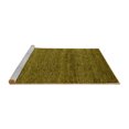 thumbnail image 2 of Ahgly Company Machine Washable Indoor Rectangle Oriental Yellow Industrial Area Rugs, 7' x 9', 2 of 4