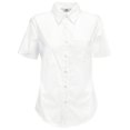 thumbnail image 1 of Fruit Of The Loom- Camisa de manga corta de popelina para mujer (Blanco), 1 of 2