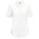 thumbnail image 1 of Fruit Of The Loom- Camisa de manga corta de popelina para mujer (Blanco), 1 of 2