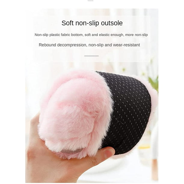 Pink bear shop paw slippers