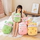 thumbnail image 2 of Oso de peluche de dibujos animados Kawaii, almohada en forma de taza de té de burbujas, juguetes de peluche, cojín trasero suave relleno de la vida Real, divertido regalo de comida Boba, 2 of 5