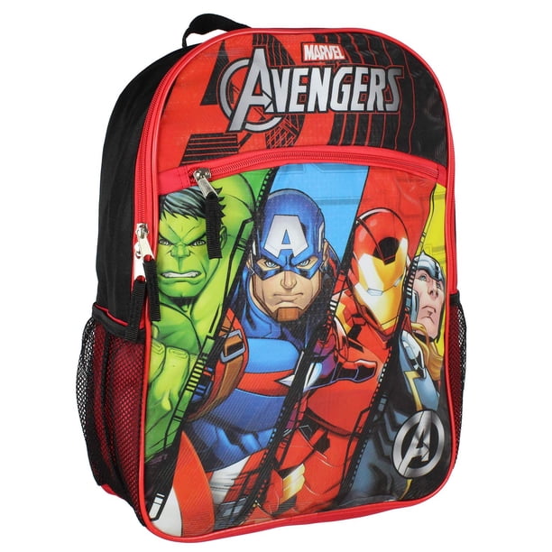 Mochila Marvel Avengers, Iron Man Thor Hulk, Capitán América, de viaje, 16 pulgadas