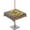 Brown Black, variant on nqOlkjepod Sunflower Plaid Outdoor Tablecloth with Umbrella Hole & Zipper, Country Sunshine Star Vintage Bee Black Square Table Cover 60x60 Inch, Dining Waterproof Table Cloth Protector for Patio