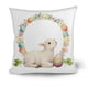 thumbnail image 1 of Uuiauoio Easter Bunny Rabbit Pillow Case Colorful Bunny Throw Pillow Cover Spring Holiday Decorative Throw Pillow Easter Pillowcase Square Cushion Cover for Couch, 1 of 6