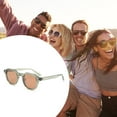 thumbnail image 2 of Unisex Polarized Sunglasses, Trendy Vintage Style, Lightweight & Comfortable, Blocks Glare & Harmful Rays, for Streetwear & Sunny Days, 2 of 6