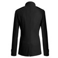 thumbnail image 6 of SPRING PARK Men's Winter Long Sleeve Thick Lapel Collar Double-breasted Pockets Woolen Slim Trench Coat, 6 of 6