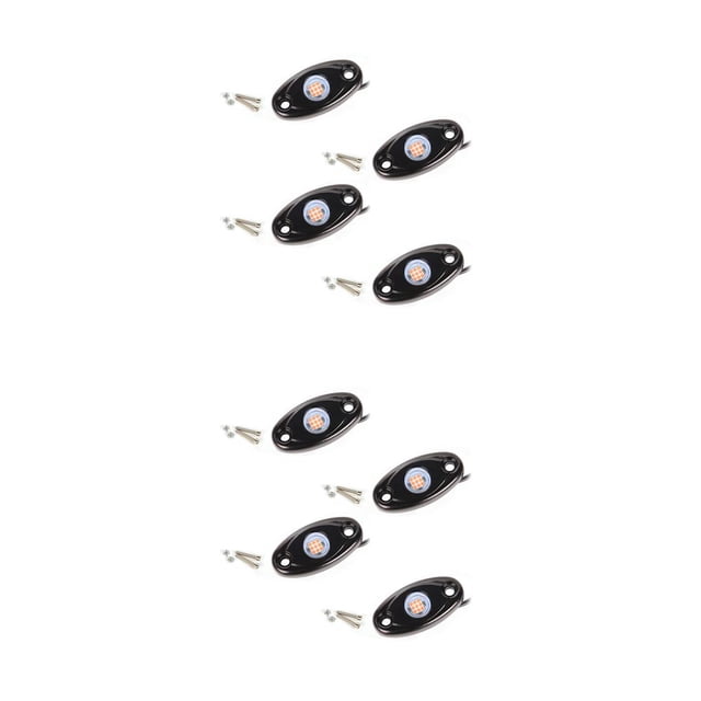 Scienceny 4 Uds luces de chasis LED neón brillo luz alto brillo portátil Yacht Trail Rig lámpara Underglow barra decorativa Type1 NO1