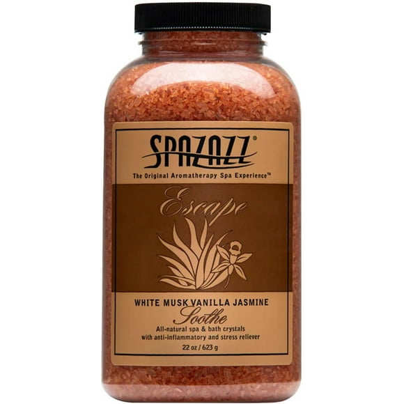 Spazazz LLC Spazazz Escape Crystals, White Musk Vanilla Jasmine (Soothe) SPZ-110