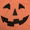 thumbnail image 2 of Pumpkin Face T-Shirt Funny Halloween Jack O Lantern Shirt Graphic Tees, 2 of 7
