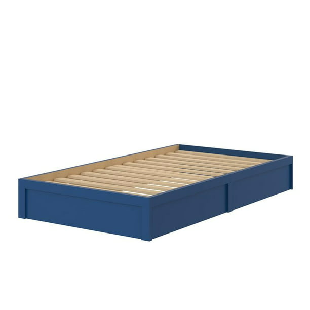 twin platform bed with trundle