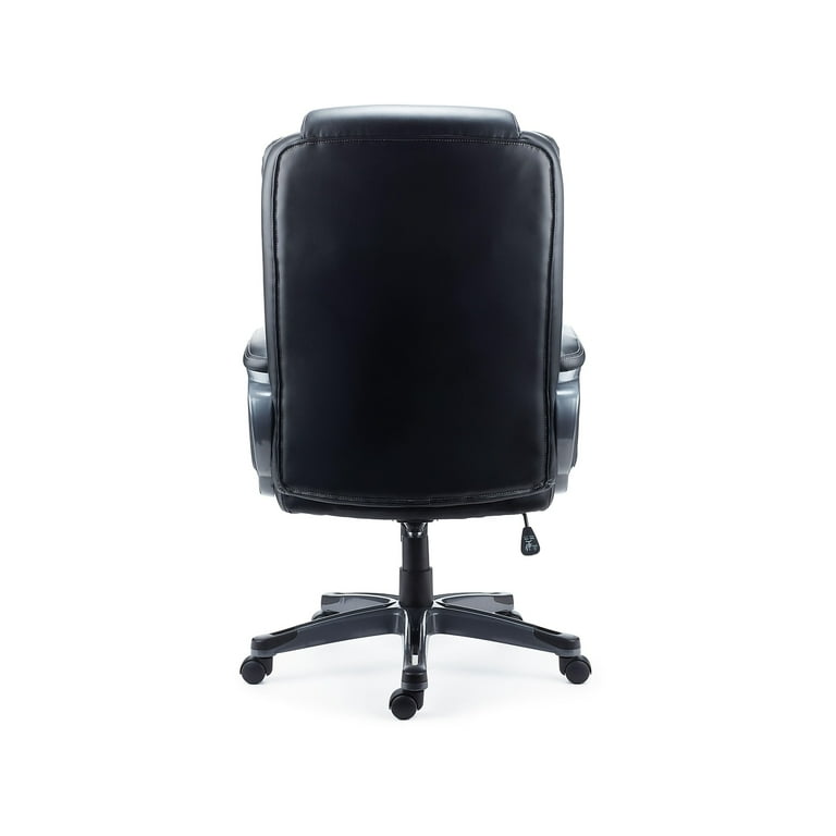 Staples Mcallum Bonded Leather Manager Chair Black 2 Pack 58065 CCVS Walmart