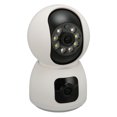 thumbnail image 2 of Cámara de seguridad 2K 4MP lente dual 2,4G aplicación móvil 360° PTZ visión nocturna alerta de detección de movimiento conversación bidireccional para monitoreo de bebés, 2 of 14