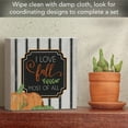 thumbnail image 2 of Highland Home "I Love Fall" Freestanding Solid Wood Block Sign, 2 of 7