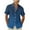 Mens Shirts Blue, variant on Plus Size Mens Shirts S-5X Big & Tall Short Sleeve Button-Down Collared T-Shirts with Pocket Casual Lightweight Gradient Beach Tees Tops