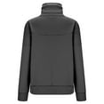 thumbnail image 5 of HAPIMO Sales Hoodie Zipper Sweatshirts for Women Casual Color Block Turtleneck Drawstring Coat Top Outdoor Clothes Jacket Outerwear Dark Gray XXXXL, 5 of 5
