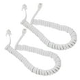 thumbnail image 5 of Beaupretty 2Pcs Phone Cables for Landline Soft Coiled Cords White Pvc for Indoor Use, 5 of 6
