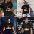 thumbnail image 3 of Greenyef Graphics I Paused My Game to Be Here Video Gamer Gift for Men Teenagers Gaming Funny Graphic T-Shirt Style-48 (Black, X-Large), 3 of 6
