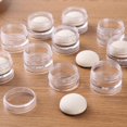 thumbnail image 4 of wqlpp-20 PCS Stackable Plastic Containers, 19x3.5cm/ 7.5X.5inClear Storage Box Round Organizer Jars for Beads, Buttons, DIY Art CraftJewelry Nail Accessory, 4 of 4