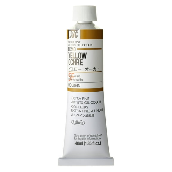 Holbein Artists' Oil Color, 40ml, Yellow Ochre