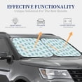 thumbnail image 3 of Goofa Sea Turtle Pattern 2 Piece Car Windshield Sun Shade Foldable | Front Windshield Shade for Sun, Heat and UV Rays | Sunshade for Car Front Window-, 3 of 7