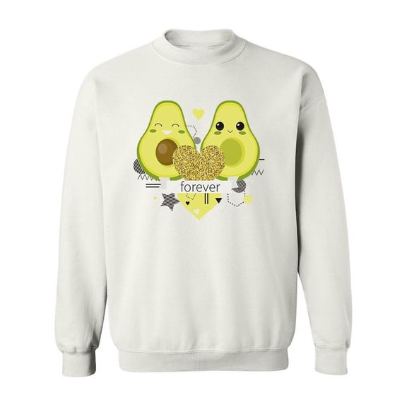 Avocado Halves Forever Sweatshirt Women -Image by Shutterstock, Female Large