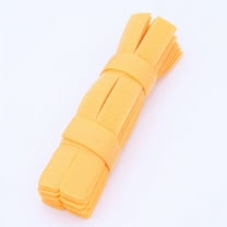 HEALEEP 50Pcs Orange Nylon Cable Ties for Small Electronics Accessories and Cables