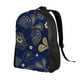 thumbnail image 2 of Balery Vintage Golden Butterfly Mochila - Mochila Estilosa y Duradera para Laptop de 15 Pulgadas con Tela Oxford Impermeable, 2 of 8