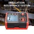 thumbnail image 2 of Yeacher Digital Insulation Resistance Tester with LCD Backlight Display DC / 500V/ 1000V AC 750V Multifunction Insulation Resistance Meter Kit with Strap/ Protective Lid/ Cloth Bag, 2 of 8