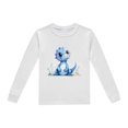 thumbnail image 5 of Pyjama Garçon Enfants Dinosaure Imprimé Col Rond Manches Longues Haut Pantalon Ensemble de Pyjama 2 Pcs Printemps Automne Pyjama Bébé Gris Clair 7 Ans-8 Ans, 5 of 5