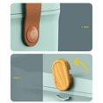 thumbnail image 2 of Oval Plastic Medicine Storage Box Double Layer Multi-Grid Large Capacity Organizer for Home Dorm Pink, 2 of 4