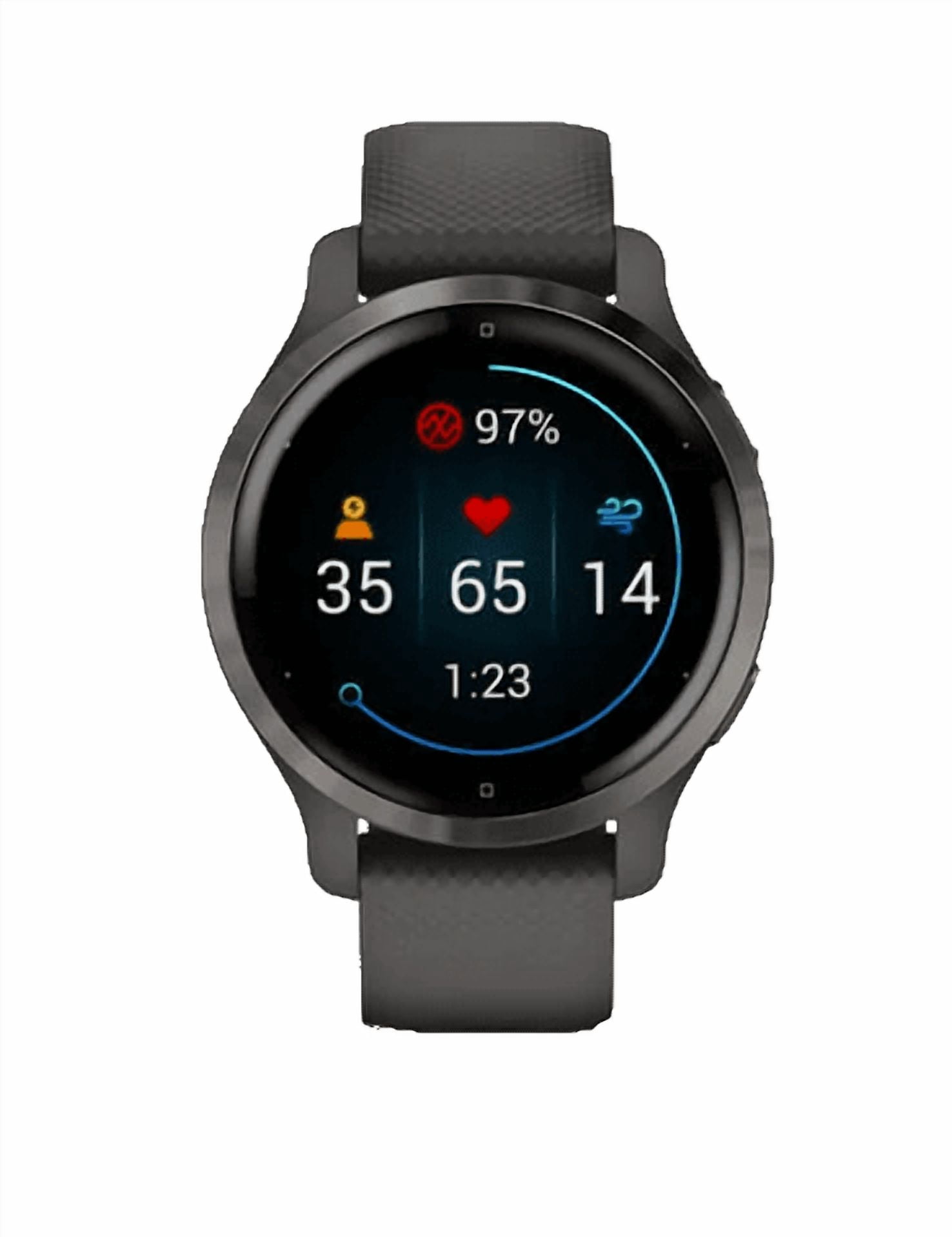 Garmin Venu 2s Slate Bezel with Graphite Case, GPS Smartwatch (Garmin Certified )