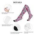 thumbnail image 5 of Lsque Flamingos Pattern Sport Compression Socks for Men & Women 15-20 mmHg Knee High Nurse Pregnant Running Medical and Travel Athletic, 5 of 6
