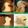 thumbnail image 3 of Children's Night Light Baby Night Light, Dinosaur Baby Night Light, 7 Colors & Touch, Usb Rechargeable Led Lamp, 3 of 5