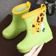 thumbnail image 2 of Botas de lluvia para niños con bonitos dibujos, impermeables, antideslizantes, cubrezapatos para guardería, botas de goma grandes para niños, 2 of 5