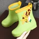 thumbnail image 2 of Botas de lluvia para niños con bonitos dibujos, impermeables, antideslizantes, cubrezapatos para guardería, botas de goma grandes para niños, 2 of 5