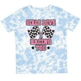 thumbnail image 3 of Inktastic Girls Love Racing Rally Flags Girls Toddler T-Shirt, 3 of 5