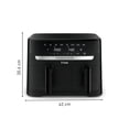 thumbnail image 2 of Freidora de aire T-Fal Más de 4 Porciones 8 L Negro EY905N50, 2 of 4