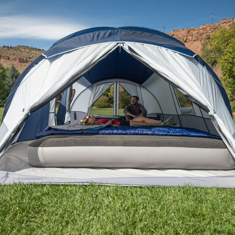 Outsunny Large Camping Tent with 10 Person Floorspace, Rain Cover & Br –  ShopEZ USA