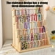 thumbnail image 5 of Rack de almacenamiento de joyería de madera de 6 niveles, soporte para pulseras, organizador de scrunchies, almacenamiento para mostrador en el hogar y en la tienda, 5 of 6