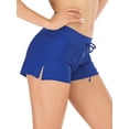 thumbnail image 2 of FUTATA Womens Swimwear Shorts Beach Boardshort Swim Trunks Waistband Bathing Suit Swimsuit Bottom Tankini Boy Shorts, 2 of 4