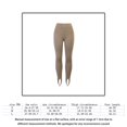 thumbnail image 3 of Qarigey Pantalones de yoga Fitness Leggings Gym Outfit Atractivo al aire libre Sexy Sin rebabas Cintura alta sin costuras Peach Hip Knit Basic Prendas para la parte inferior del cuerpo L Qarigey AP019349-03, 3 of 6