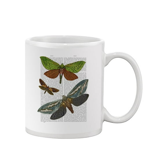 Butterflies On Paper Iii. Mug - Fab Funky Designs,