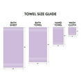 thumbnail image 6 of Mainstays Basic Washcloth, Soft 100% Cotton and Highly Absorbent Washcloth, Lavender, 6 of 6