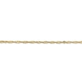 thumbnail image 3 of Solid 14k Yellow Gold 1.70mm Singapore Chain Necklace - with Secure Lobster Lock Clasp 18", 3 of 6