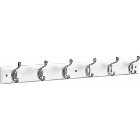 Deck Rail Hook - Stanley Hardware 812990 6 Satin Nickel Hooks on 27