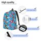 thumbnail image 3 of Easygdp Sharks Summer Mochila de Lona Resistente para Laptop, Compatible con Laptops de 15 a 17 pulgadas, Ideal para Escuela, Trabajo y Viajes-Medium, 3 of 5