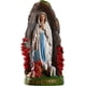 thumbnail image 1 of Estatua católica de Nuestra Señora de Lourdes de 8 pulgadas rezando a la Santísima Virgen María, gruta con estatuas de Santa Bernadette y Cordero, decoración religiosa católica, estatua de jardín al a, 1 of 5