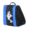 thumbnail image 3 of Bolsa para patines en línea con correa para el hombro, bolsa de transporte, bolso de mano con ruedas Azul, 3 of 9