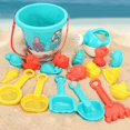 thumbnail image 4 of Beach Toy Outdoor Sand Play Castle Toy with Mold Shovel Beach Bucket Sandcastle Toy Water Play Toy Kids Educational Toy, 4 of 4