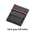 thumbnail image 2 of Qarigey Estuche protector Nuevos estuches de almacenamiento Dispositivos electrónicos digitales Fundas universales Portátiles para Viajes, Equipaje y Accesorios Varios Gris oscuro 6.8 pulgadas, 2 of 6
